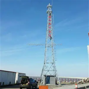 Radio Tower 20m 25m 35m 40m 45m 55m 60m 65m 70m 75m 80m Telecommunication Radio Fm Angle Steel Tube Antenna Tower