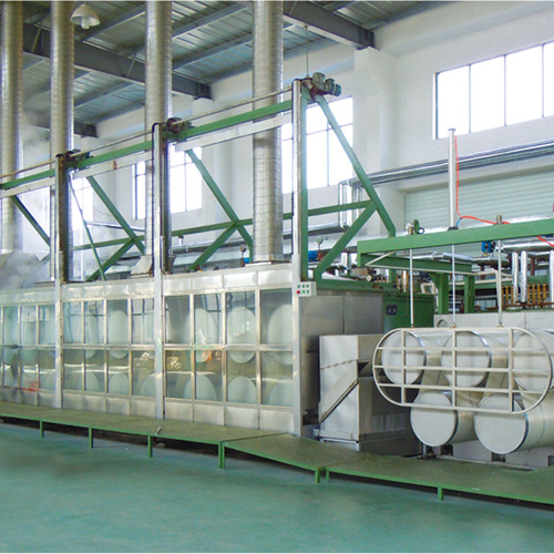 Устройство отжига для высокопрочной линии производства полиэфирного штапельного волокна