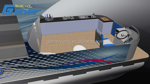Bateau ponton personnalisé de toutes tailles à vendre - Product Image 3