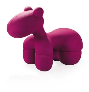 Hot selling Populaire woonkamer Kinderen Fiberglass Puppy Pony Stoel