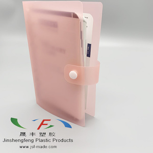 Màu Hồng Mờ Nhựa A6 Kích Thước Tập Tin Thư Mục <span class=keywords><strong>PP</strong></span> A6 Kích Thước 6 Vòng <span class=keywords><strong>Binder</strong></span> - Product Image 3