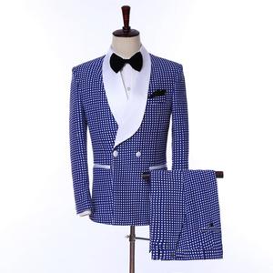 <span class=keywords><strong>Costume</strong></span> <span class=keywords><strong>sur</strong></span> <span class=keywords><strong>mesure</strong></span> pour hommes, demi-toile à double boutonnage, pièces décontractées - Product Image 2