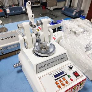 <span class=keywords><strong>Taber</strong></span> <span class=keywords><strong>Abrasion</strong></span> <span class=keywords><strong>Tester</strong></span>: Verificador de desgaste de alta precisão para abrasão de materiais | Atende às normas ASTM D4060 <span class=keywords><strong>ISO</strong></span> 5470
