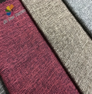 Chine fournisseur d'or 100% polyester nante lin naturel tissu - Product Image 4