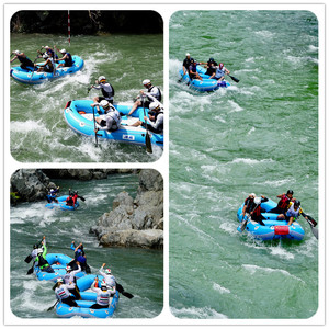 Raft gonflable en PVC de 1,8 mm certifié CE, 3,85 m, pour 8 personnes, adapté aux grottes karstiques - Product Image 2