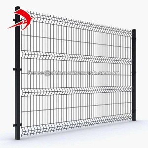 Dễ dàng lắp ráp cong hàn dây lưới làm chất lượng cao <span class=keywords><strong>PVC</strong></span> tùy chỉnh 3D hàng rào tấm để sử dụng ngoài trời - Product Image 1