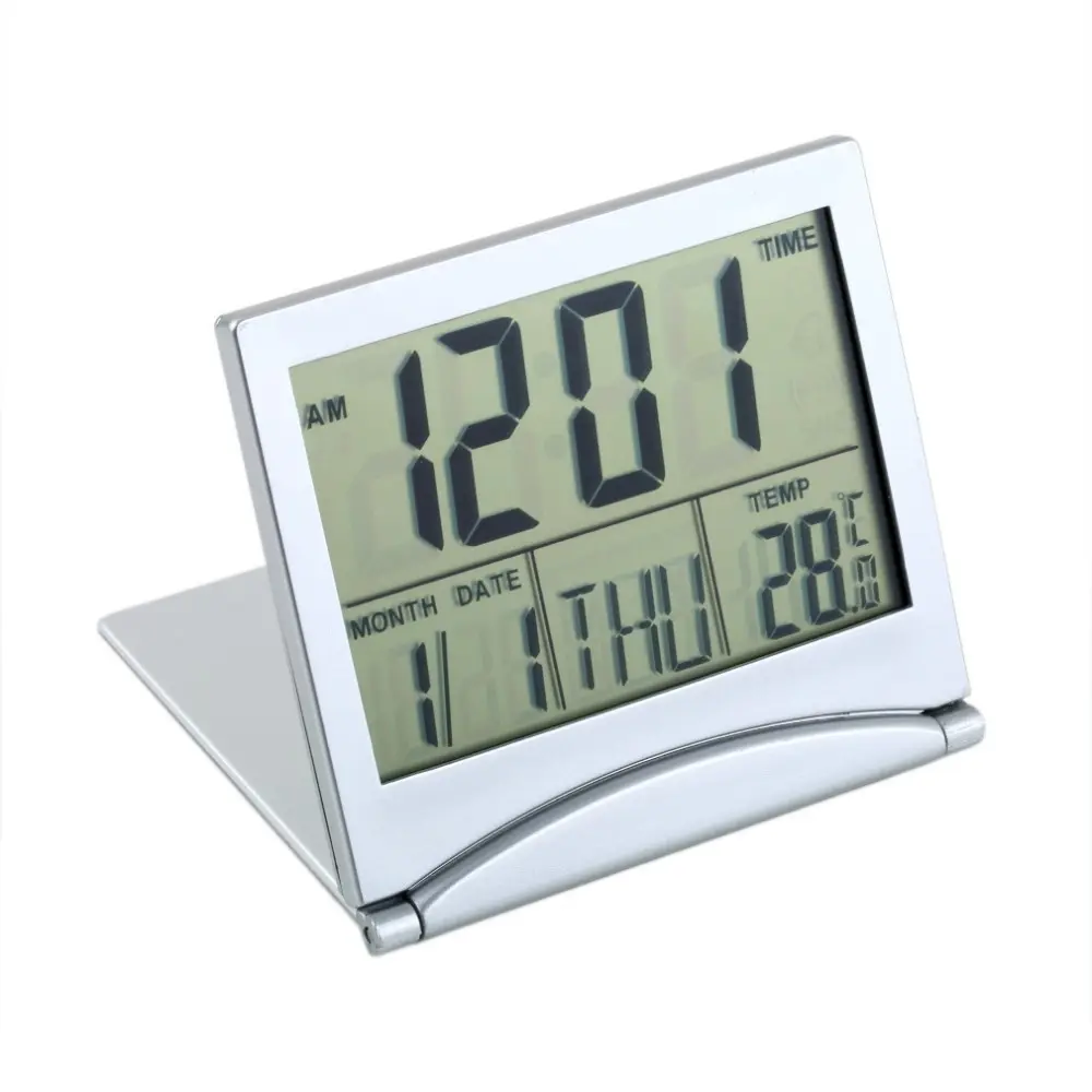 Multifunctionele Elektronische Simple Bureau Digitale Lcd Thermometer Kalender Wekker