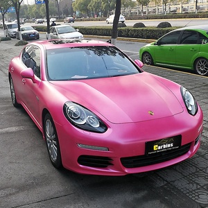 Vinilo Adhesivo para Envolver Autos, Color Rosa Flash Metálico, Película de PVC que Cambia de Color - Product Image 2