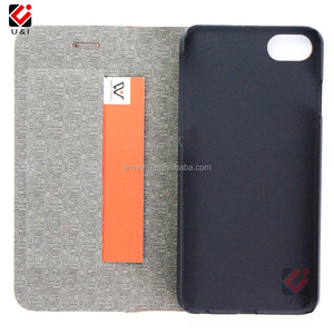 Madera de nogal pu cuero conectado Flip teléfono caso para el <span class=keywords><strong>iPhone</strong></span> 7 - Product Image 6