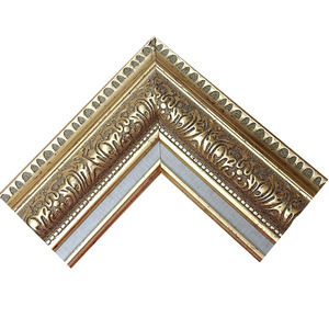 Cornice per foto con cornice in stile barocco di lusso con cornice in stile francese antico polistirolo oro cornice per specchio - Product Image 4