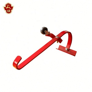 Customized Steel Metal Mount Hook for <strong>Hanging</strong> <strong>Ladder</strong> Heavy Duty <strong>Ladder</strong> Roof Hook with Wheel - Product Image 2