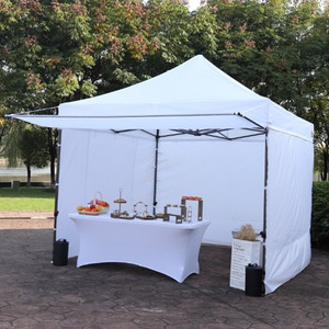 Chất Lượng cao Abccanopy Ngoài Trời Trắng Đám Cưới Gian Hàng Bên Lều với Mái Hiên 3X3 cộng với Bảng - Product Image 2