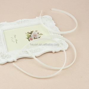 10mm White <strong>Plastic</strong> <strong>Headband</strong> DIY <strong>Headband</strong> - Product Image 2