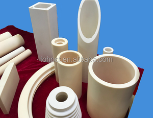 Ống Cong Gốm Alumina Màu Hồng Nhạt 99% - Product Image 4