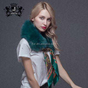 Vente d'hiver en usine Ditect Echarpe à col multicolore pour femmes en fourrure de <span class=keywords><strong>renard</strong></span> véritable - Product Image 1