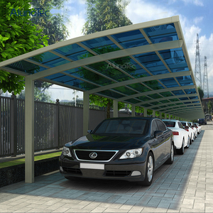 Sneeuw Weerstand Enkele Cantilever <span class=keywords><strong>Carport</strong></span> Aluminium Polycarbonaat Metalen Luifel