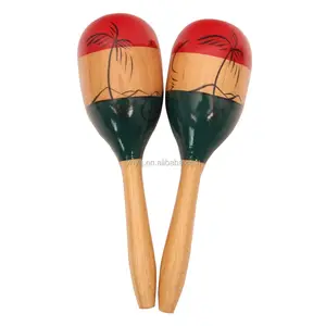 Maracas de madera para adultos instrumentos musicales de China