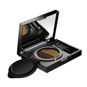 OEM 2 color eyebrow with brush mirror makeup air cushion eyebrow powder