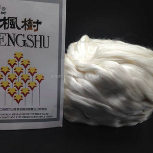 China 100% al por mayor Fibra de seda, seda Muga fibra con capullo, fibra de seda schappe de seda de mora de la cuarta etapa - Product Image 1