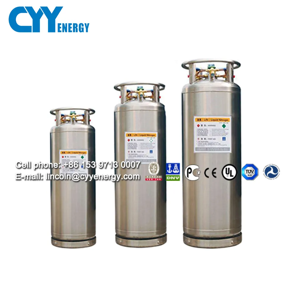 Резервуар для хранения жидкого кислорода, азота, аргона, CO2, деварация, криогенный газовый баллон