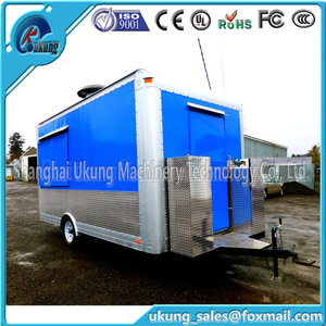 Fabricación personalizada de pizza comida rapida remolque / diseño moderno móvil remolcable pizza carro de comida para <span class=keywords><strong>la</strong></span> venta - Product Image 4