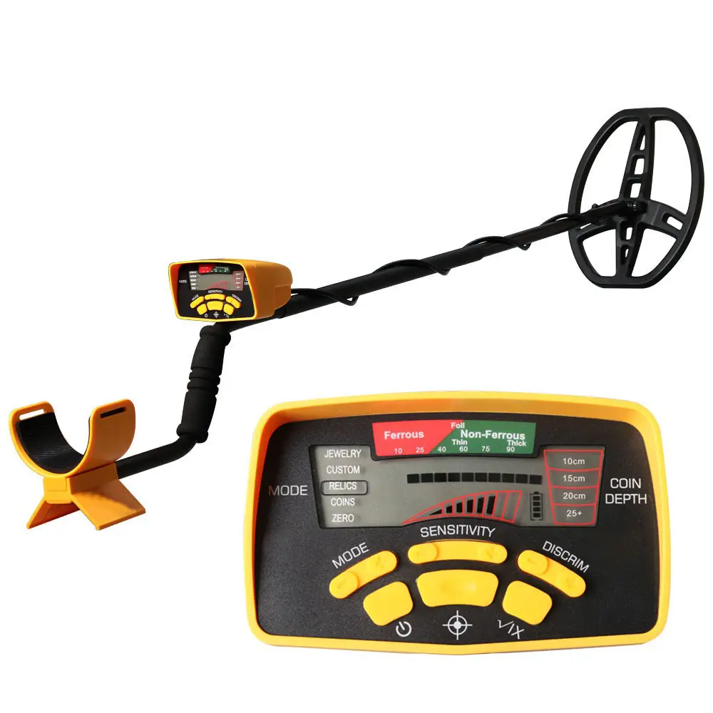 SF-6400i hand underground metal detector gold met 15 inch waterdichte DD spoel, precieze positie Goudzoeken detector metalen