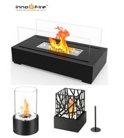 Inno Living TT-28 Mini Cheminée Moderne Autonome en Métal à Bioéthanol pour Table, Intérieur, Hôtel, Firefriend