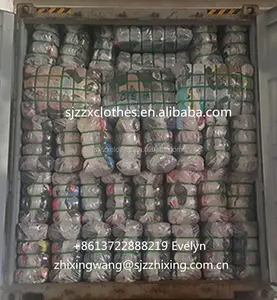 100kgs Bale 45kgs Bale Tất Cả Đóng Gói Tùy Chỉnh 30 Tấn Container Bán Buôn Quần Áo Được Sử Dụng