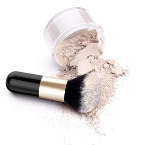 Professional Flat <strong>Kabuki</strong> Cosmetic <strong>Brush</strong> Single Handle Large Round Head Soft Face Mineral Powder <strong>Foundation</strong> <strong>Brush</strong> - Product Image 4