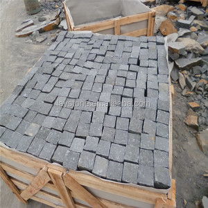 Đẹp nhỏ <span class=keywords><strong>Cube</strong></span> zhangpu Đen <span class=keywords><strong>basalt</strong></span> lát đá tự nhiên đá cho lát - Product Image 2