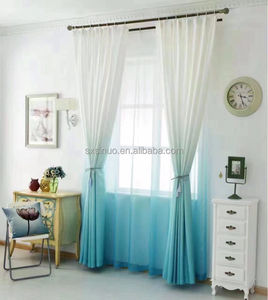 ผ้าม่านโปร่งแสงแบบไล่สีสอง<span class=keywords><strong>โทน</strong></span>สำหรับห้องนั่งเล่น ห้องนอน และห้องเด็ก - Product Image 2