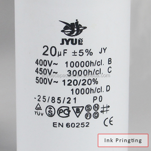 Film Capacitor <span class=keywords><strong>cbb60</strong></span> <span class=keywords><strong>14uf</strong></span> 450V for motor en60252 - Product Image 5