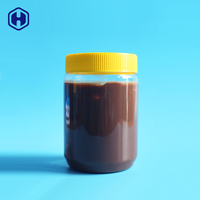 Fournisseur d'usine, pots à beurre de cacahuète en PET sans BPA, bon marché, avec fermeture étanche pour le stockage de sucre, de collations, de bonbons et de biscuits