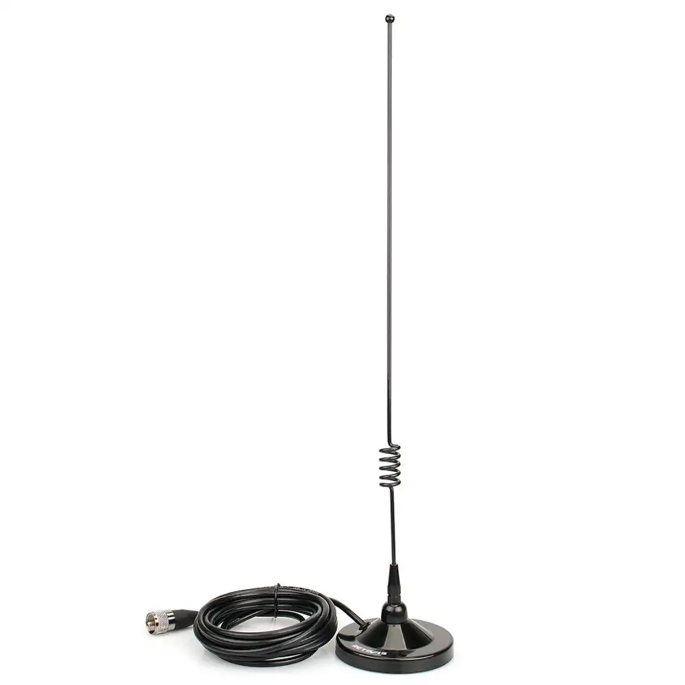 Uhf Of Vhf Mobiele Radio Auto Voertuig Antenne Magneet Mount En RG58 C/U Coaxkabel Met SL16/PL259 Voor Retevis Mobiele Radio 'S