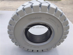 ट्रक टायर नॉन-मार्किंग ठोस फोर्कलिफ्ट टायर 225/75-10 23x9-10 आकार - Product Image 3