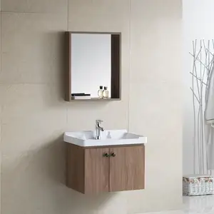 Promotion Special Price Export Section PVC Skin Bathroom Vanity Cabinet