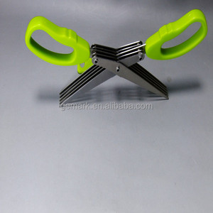 Ciseaux de cuisine polyvalents en acier inoxydable à 5 lames S/S avec poignée en plastique pour une utilisation dans la cuisine à domicile - Product Image 6