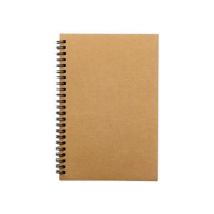 Bán Buôn A5 Giấy Kraft Cổ Điển Xoắn Ốc Trống Máy Tính Xách Tay Tùy Chỉnh Logo Phác Thảo Vẽ Máy Tính Xách Tay Đồng Bằng Kraft Xoắn Ốc Máy Tính Xách Tay Tùy Chỉnh - Product Image 4