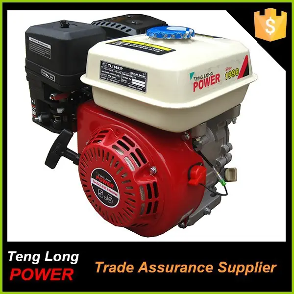 tenglong 168f/p 세계 인기 복사 GX 200 스타일의 5.5 HP 150 CC ~ 163 CC 4 행정 수동 168f 가솔린 엔진 판매