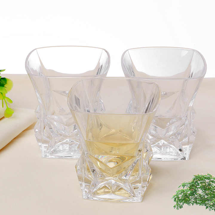 BOHEMIA クリスタルガラス 24% 鉛 ロックグラス 6個 （BOHEMIA Cristal 