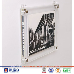 Montado en la pared marcos de fotos de acrílico / acrílico marcos de cuadros de montaje en pared / marco de fotos de acrílico - Product Image 1