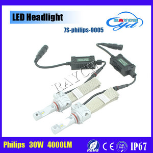 Usine produits 9005 led auto phare 5S sans <span class=keywords><strong>ventilateur</strong></span> type avec le meilleur PHILIP LUXEON ZES puce - Product Image 3