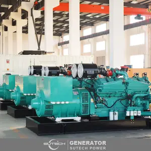 1000 kw generador diesel de 1250 kva generador diesel accionado por motor de Cummins KTA50-G3