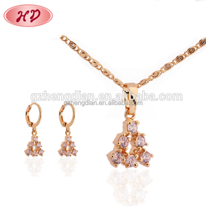 Ensemble de bijoux en plaqué or 18 carats, boucles d'oreilles, modèles de <span class=keywords><strong>paris</strong></span>, à la mode, nouvelle collection 2019 - Product Image 2