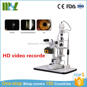 Mejor precio china MSL-3ER oftalmología lámpara de hendidura con función de grabación de vídeo - Product Image 1