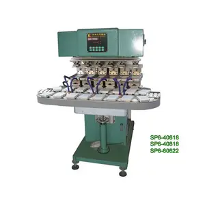 LC <span class=keywords><strong>6</strong></span> couleurs semi-automatique convoyeur Pad Printer New Hardware Used Motor Engine Paper <span class=keywords><strong>Golf</strong></span> Ball Gravure Machine Pump Label Printer - Product Image 1