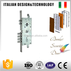 Profil européen <span class=keywords><strong>3</strong></span> <span class=keywords><strong>Points</strong></span> <span class=keywords><strong>Double</strong></span> <span class=keywords><strong>Serrure</strong></span> à <span class=keywords><strong>Clé</strong></span> de Porte En Acier Matériel Corps pour Portes Blindées Acceptable 85*73/85*63mm NC; ZHE - Product Image 5