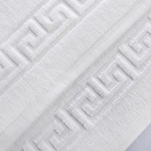 Serviette jacquard personnalisée <span class=keywords><strong>70x140</strong></span>, serviettes éponge bon marché, motif coton, ensemble <span class=keywords><strong>de</strong></span> serviettes d'hôtel jacquard personnalisé - Product Image 4