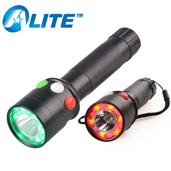 Chuyên 3 Mô Hình Long Range Torch Tín Hiệu Đường Sắt LED Sạc Đèn Pin