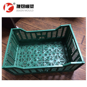 Nhựa có thể gập lại crate khuôn cho trái cây và rau nhà máy ở taizhou - Product Image 2